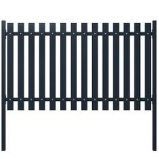 Panneau de clôture Anthracite 174,5x75cm Acier enduit de poudre