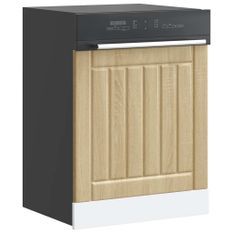 Panneau de lave-vaisselle Lucca chêne sonoma bois d'ingénierie