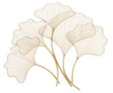 Panneau en fer glam leaf cm 79x5x68