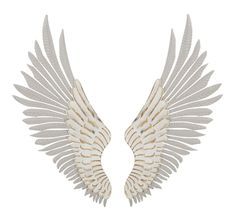 Panneau mural ailes naturelles, lot de 2 pièces, 43,8 x 2,5 x 104 cm