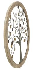 Panneau mural avec miroir albero della vita cm ø 61x1,8