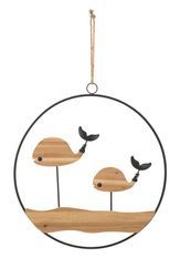 Panneau mural balene cm 56x2x60