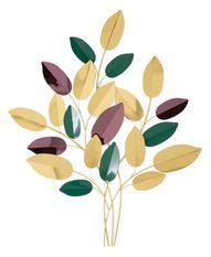 Panneau mural coloré cm 81,9x3,8x97