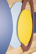 Panneau mural couleur bois cm 80x2,5x50