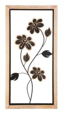 Panneau mural en fer/bois girish -a- cm 30x2,5x60