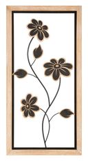 Panneau mural en fer/bois girish -b- cm 30x2,5x60