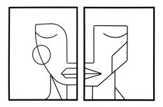 Panneau mural en fer tribal simple, ensemble de 2 pièces, 60 x 1 x 80 cm