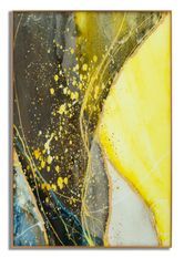 Panneau mural en verre avec cadre sunny cm 80 x 3,5 x 120