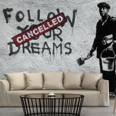 Papier peint Dreams Cancelled (Banksy)