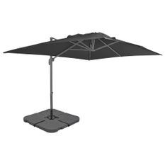 Parasol avec base portable Anthracite 7