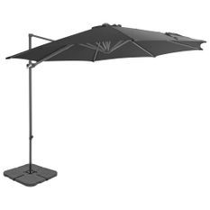 Parasol avec base portable Anthracite 6