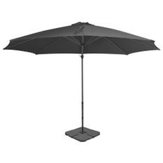 Parasol avec base portable Anthracite 5