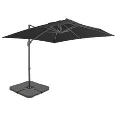 Parasol avec base portable Anthracite 3