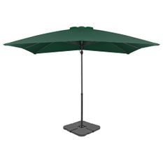 Parasol avec base portable Vert 3