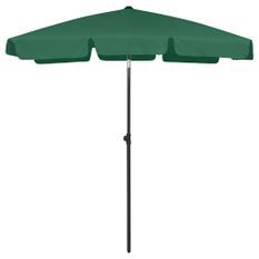 Parasol de plage Vert 180x120 cm