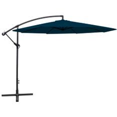 Parasol en porte-à-faux 3,5 m Bleu