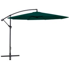 Parasol en porte-à-faux 3,5 m Vert