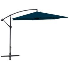 Parasol en porte-à-faux 3 m Bleu