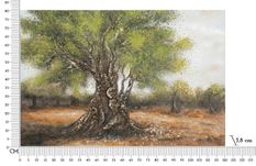 Peinture à l'huile d'olive -c- cm 120 x 3,8 x 80