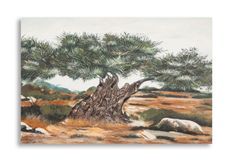 Peinture à l'huile d'olive -l- cm 120 x 3,8 x 80