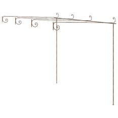 Pergola de jardin Marron antique 4x3x2,5 m Fer