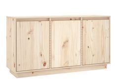 Petit buffet 3 portes en bois massif de pin Romane – Style classique et fonctionnel