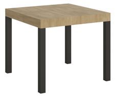 Petite table carrée extensible 90x90/246 cm Karry