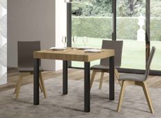 Petite table carrée extensible 90x90/246 cm KARRY