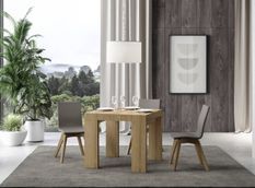 Petite table carrée extensible 90x90/246 cm Ribo