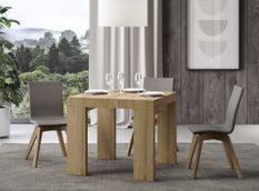 Petite table carrée extensible 90x90/246 cm RIBO