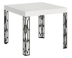 Petite table extensible carrée 90x90/246 cm Kiza