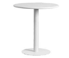 Petite table ronde en acier mat BIVO 70 cm