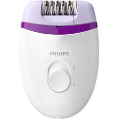 PHILIPS BRE225/00 Epilateur électrique Satinelle - 2 vitesses - violet et blanc