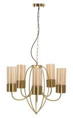 Plafonnier Versailles 5 lumières métal doré design élégant