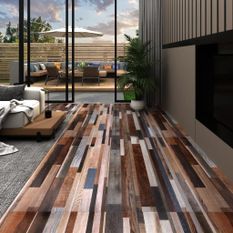 Planche de plancher PVC autoadhésif 5,21 m² 2 mm Multicolore