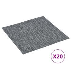 Planches de plancher autoadhésives 20 pcs PVC 1,86 m² Gris 5