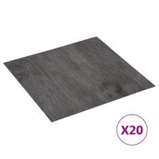 Planches de plancher autoadhésives 20 pcs PVC 1,86 m² Marron 6