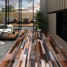 Planches de plancher PVC autoadhésif 2,51 m² 2 mm Multicolore