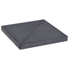 Plaque de poids de parasol Noir Granite Carré 15 kg