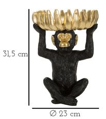 Plateau à bananes monkey, ø 23 x 31,5 cm