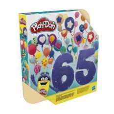 Play-Doh Coffret 65 ans, pack 65 pots de pate a modeler, 28 g chacun
