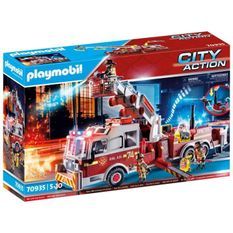 PLAYMOBIL - 70935 - Camion de pompiers avec échelle