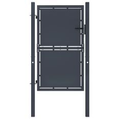 Portail de jardin Acier 100 x 175 cm Anthracite