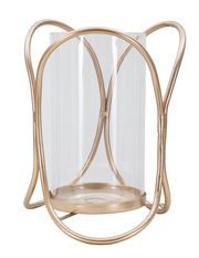 Porte-bougie glox dark cm ø 16x21,5