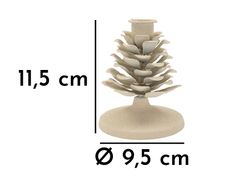 Porte-bougies dune pigna cm 9,5 x 11,5