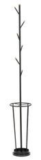 Porte-parapluie/porte-parapluie glamour noir ø 26 x 176 cm