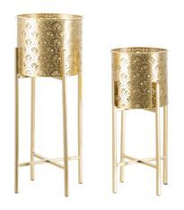 Porte-vase golvy, lot de 2 -b- cm ø 21x52-19x42