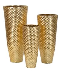 Porte-vases glotty, ensemble de 3 pièces, ø 48 x 110 cm, 40 x 93 cm, 33 x 77 cm