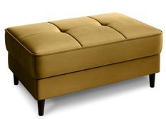 Pouf avec rangement en velours BOZA 97 cm