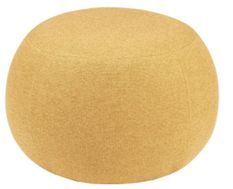 Pouf rond en tissu Parko